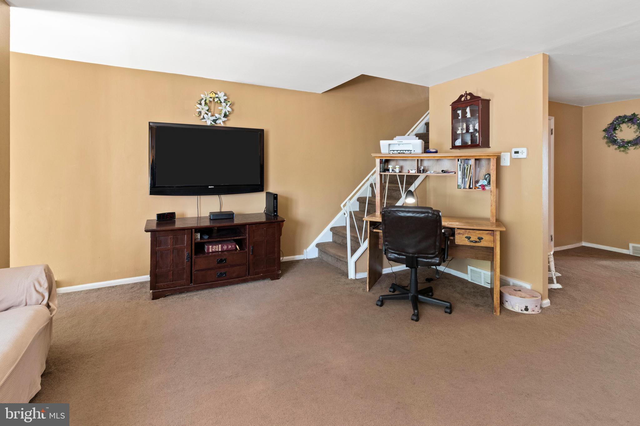 4408 Greenmount Road Philadelphia, PA 19154 - Photo 6 of 28 Living Room view leading upstairs