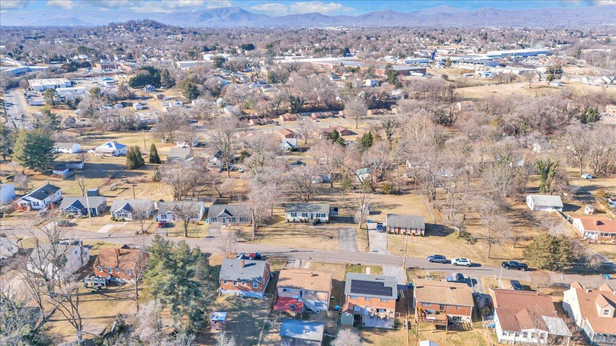2624 Radford Road Northeast Roanoke, VA 24012 - Photo 42 of 55 an aerial view of residential building and parking space