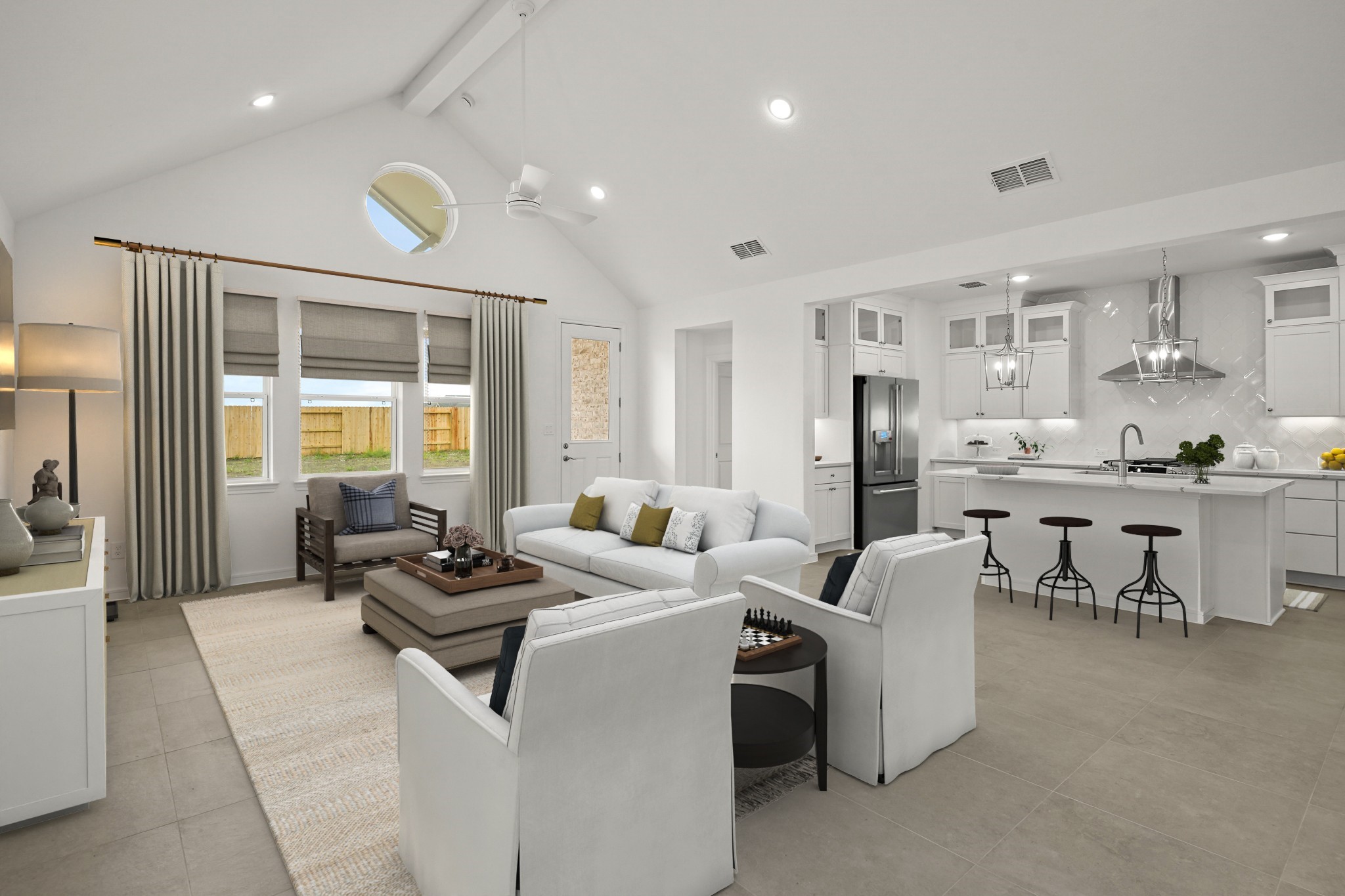 2811 Clapbread Lane Rosenberg, TX 77471 - Photo 9 of 29 Bright and airy living area (*Photo not of actual home and used for illustration purposes only.)