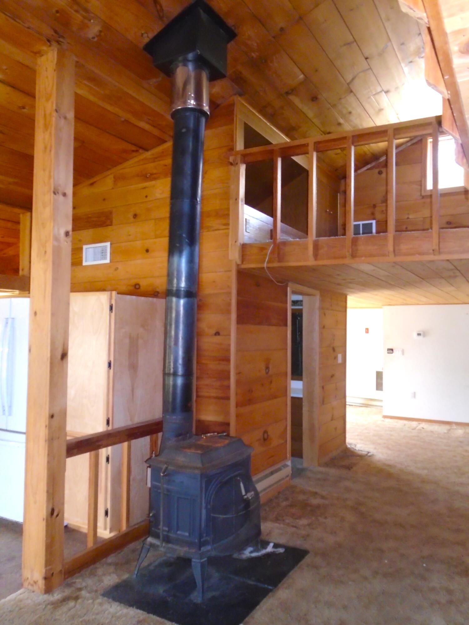 108 Trues Pond Road Montville, ME 04941 - Photo 7 of 27 Wood Stove in Living Room