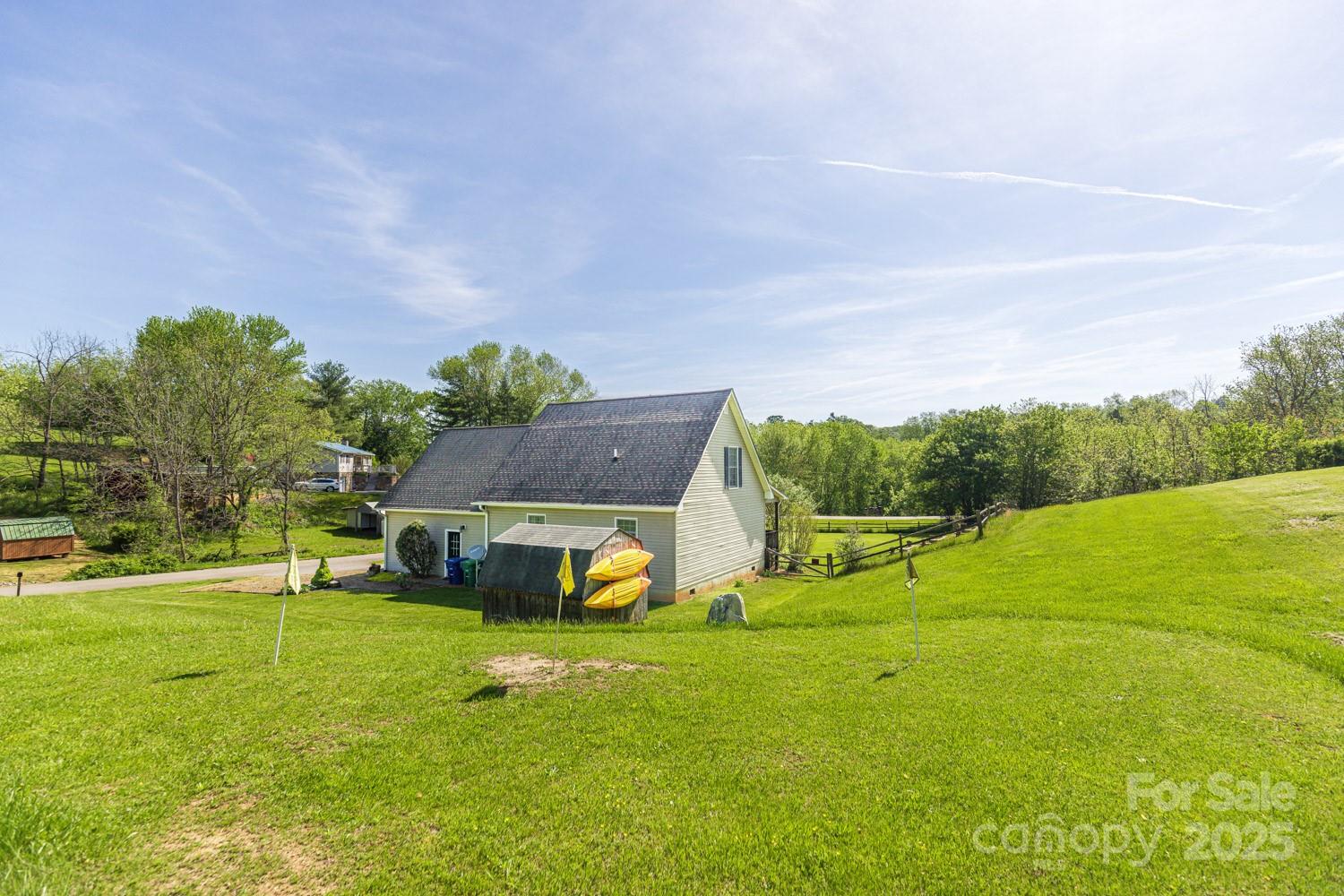 122 Ramsey Road Asheville, NC 28806 - Photo 17 of 19 a view of a house with a big yard