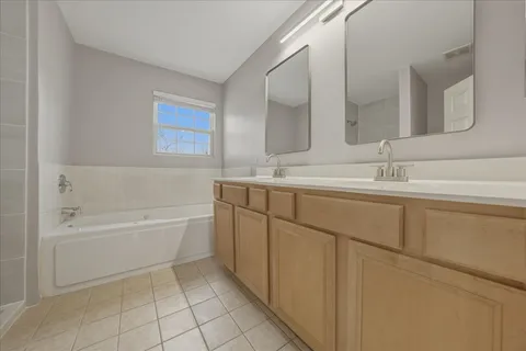 a bathroom with a sink and a bathtub