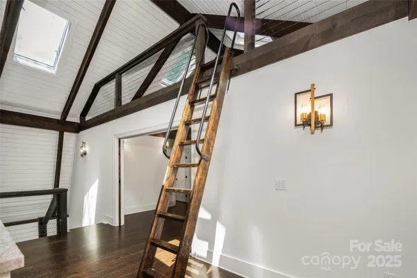 a view of a windows and entrance