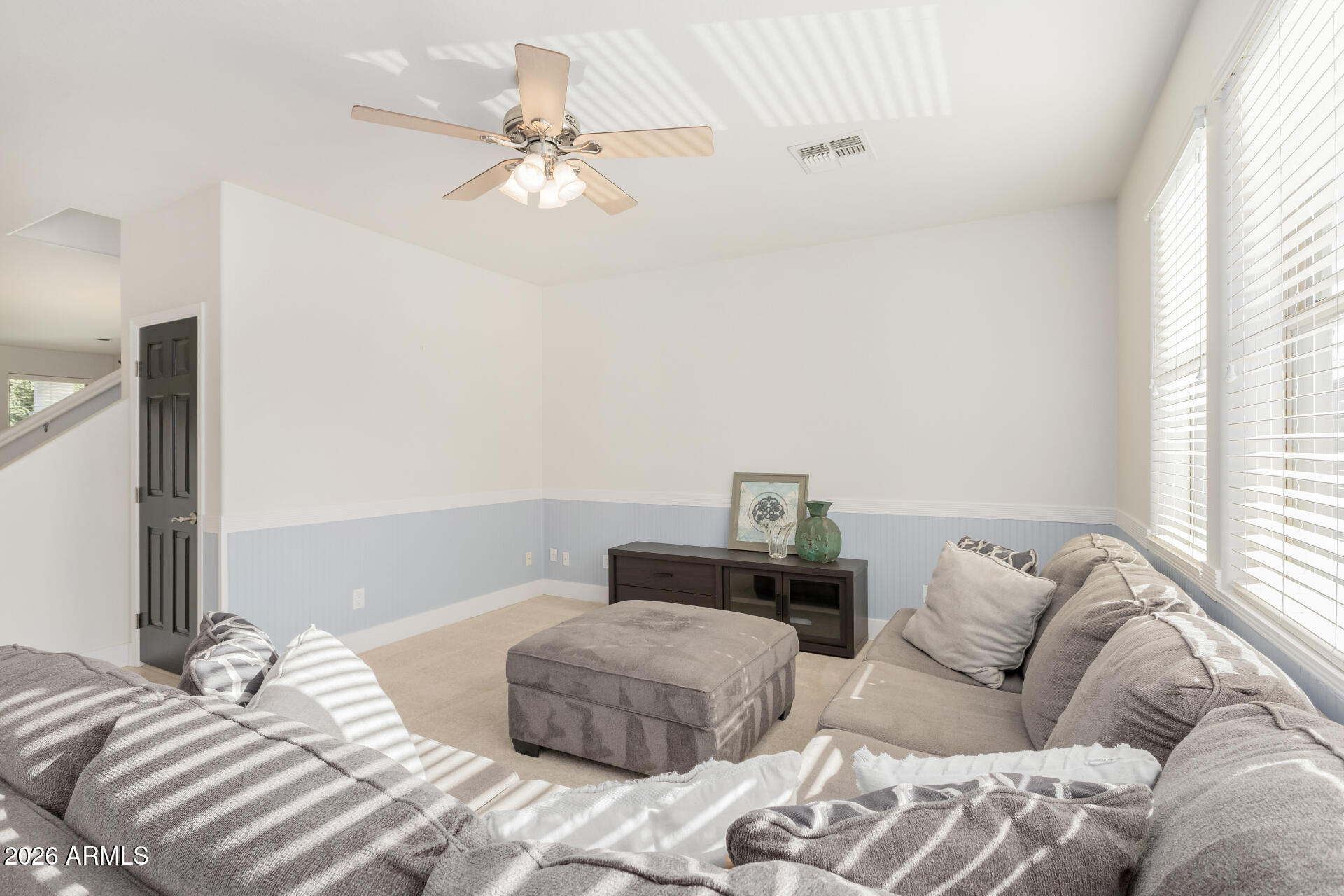 3535 East Terrace Avenue Gilbert, AZ 85234 - Photo 10 of 56 a bedroom with two beds and a large window