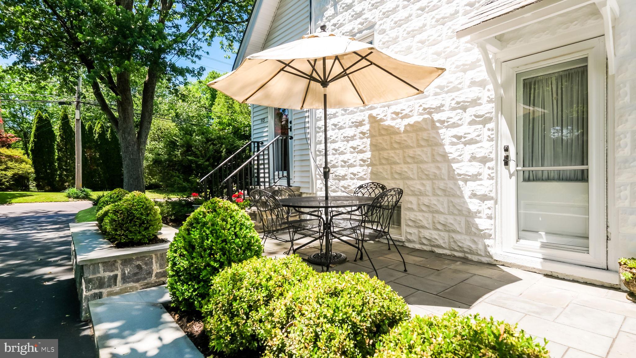 113 Iron Hill Road Doylestown, PA 18901 - Photo 6 of 47 View from in Driveway of Flagstone Patio