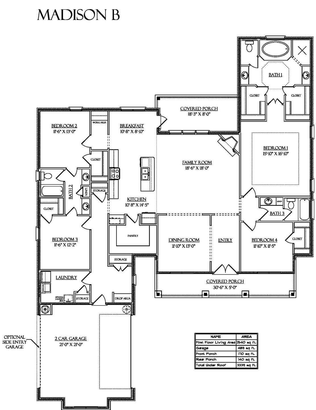 4535 Butler Way Jay, FL 32565 - Photo 3 of 16 Actually has a Three Car Garage