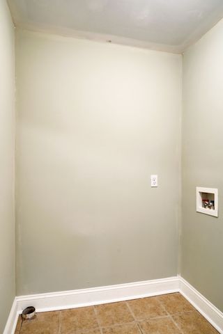 a view of small space with empty racks