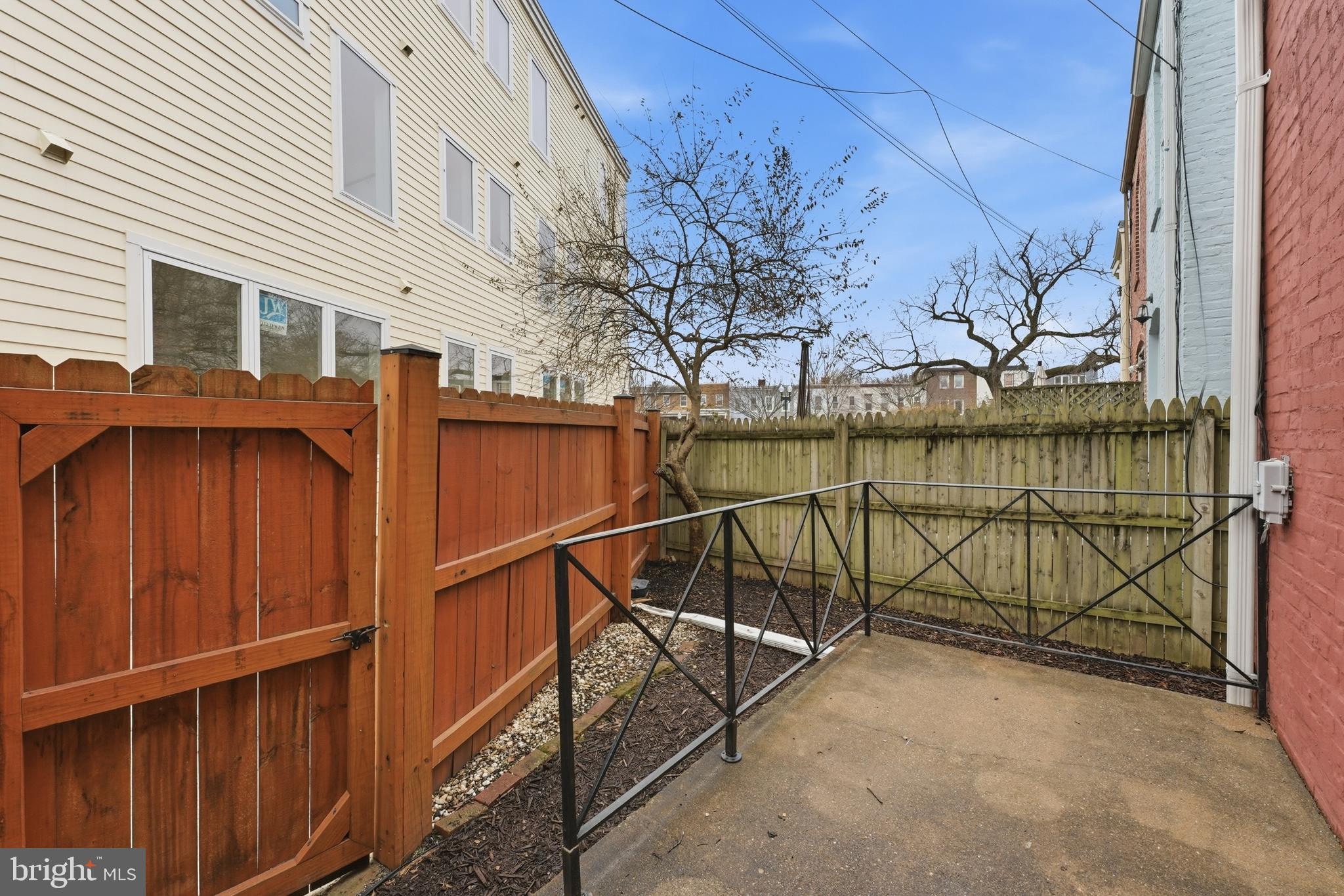 215 15th Street Northeast Washington, DC 20002 - Photo 30 of 43 a view of a wooden bridge with a view of a house