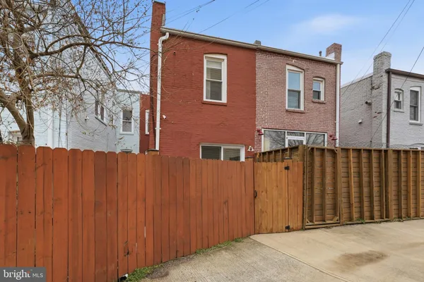 a backyard of a house