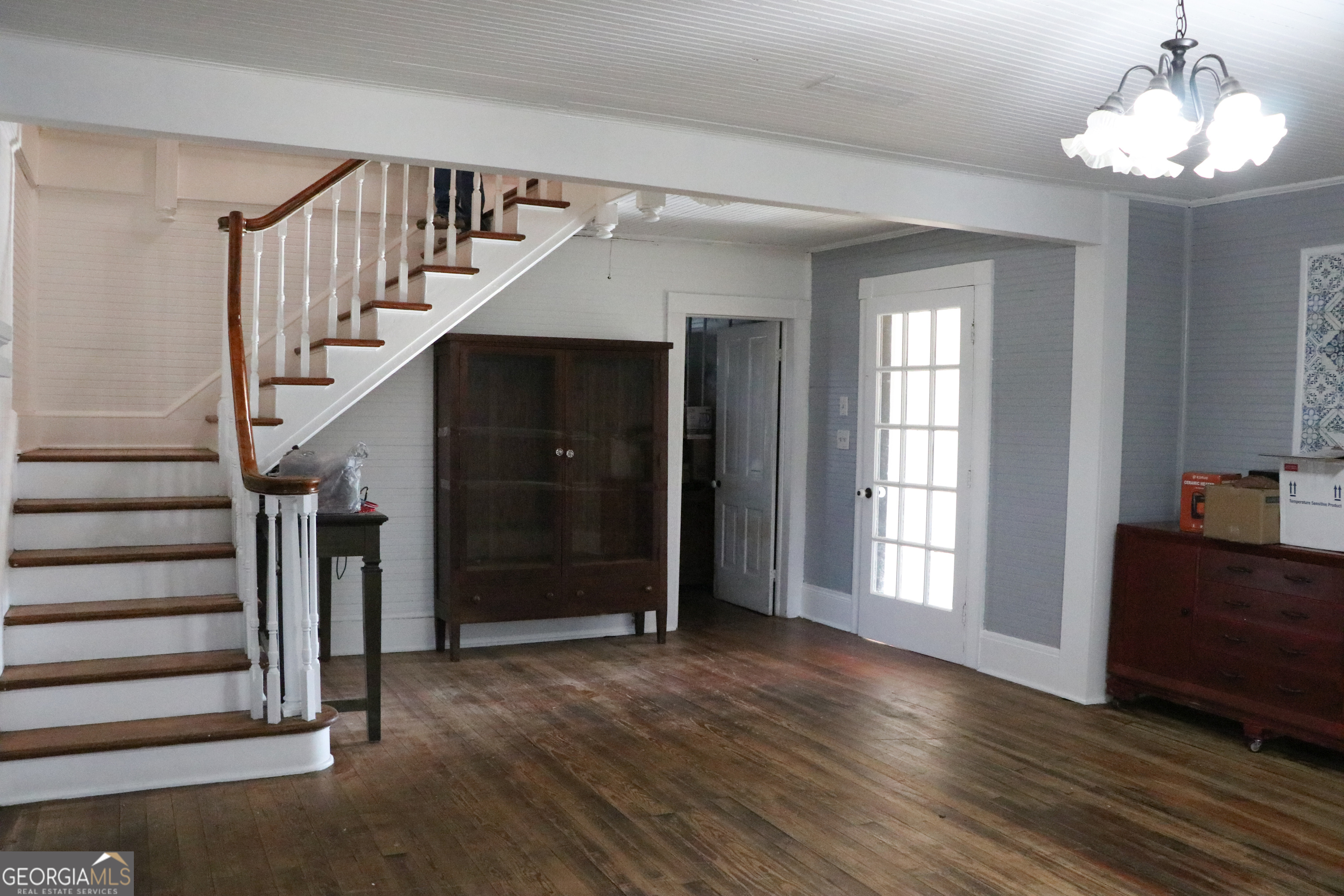 441 Lyerly Dam Road Lyerly, GA 30730 - Photo 26 of 80 a view of entryway with wooden floor and stairs