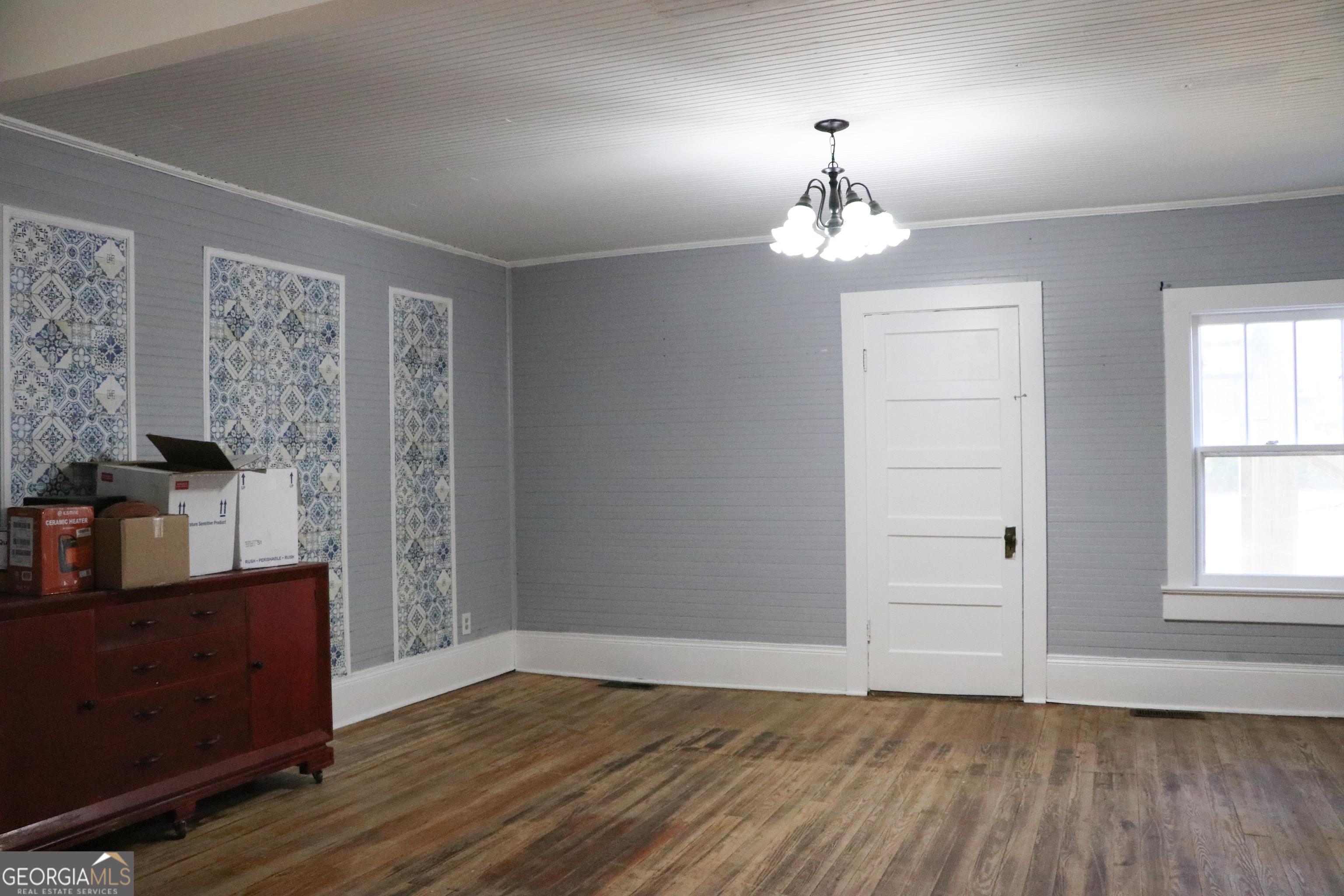 441 Lyerly Dam Road Lyerly, GA 30730 - Photo 27 of 80 wooden floor in an empty room with a window