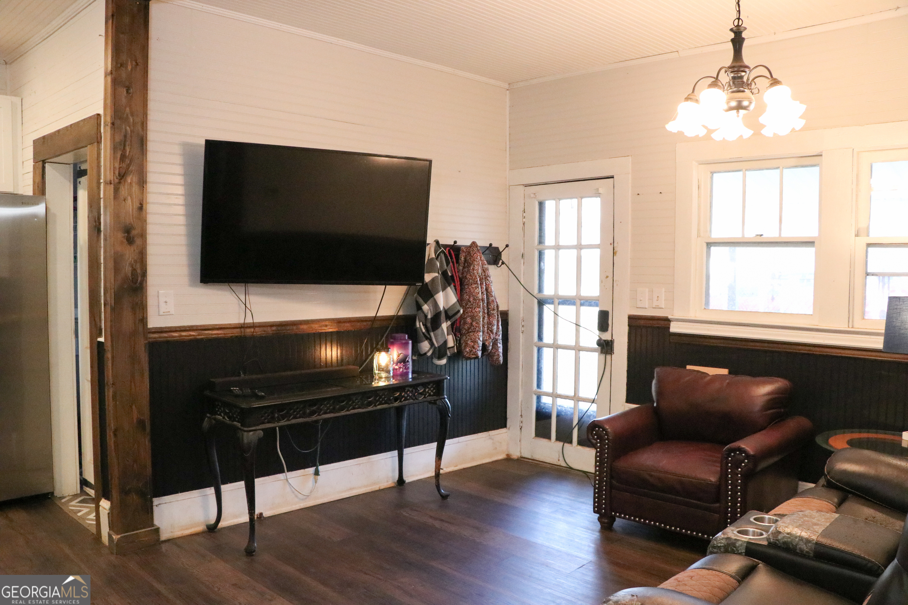 441 Lyerly Dam Road Lyerly, GA 30730 - Photo 31 of 80 a living room with furniture and a flat screen tv
