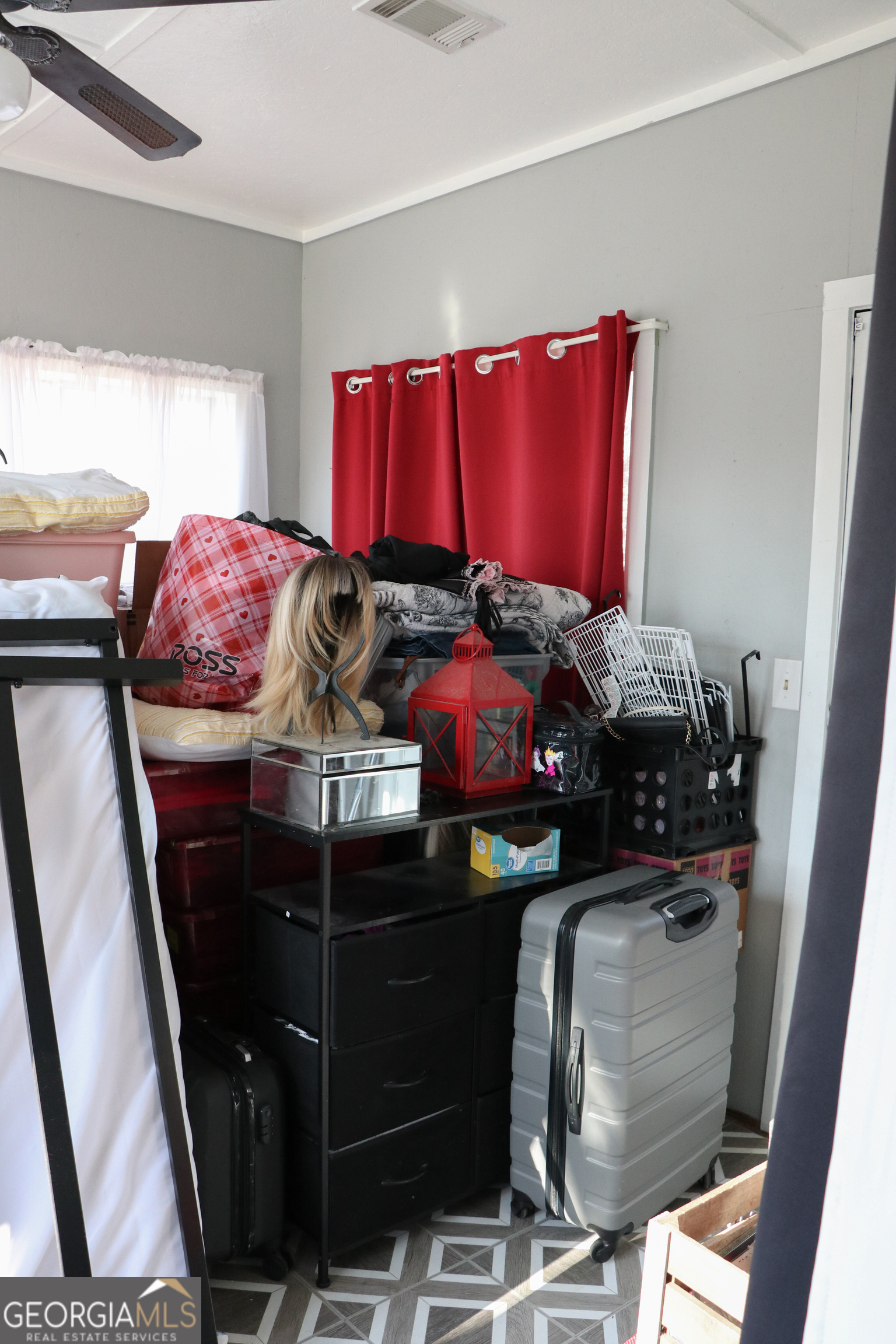 441 Lyerly Dam Road Lyerly, GA 30730 - Photo 78 of 80 a bedroom with a bed and a mirror