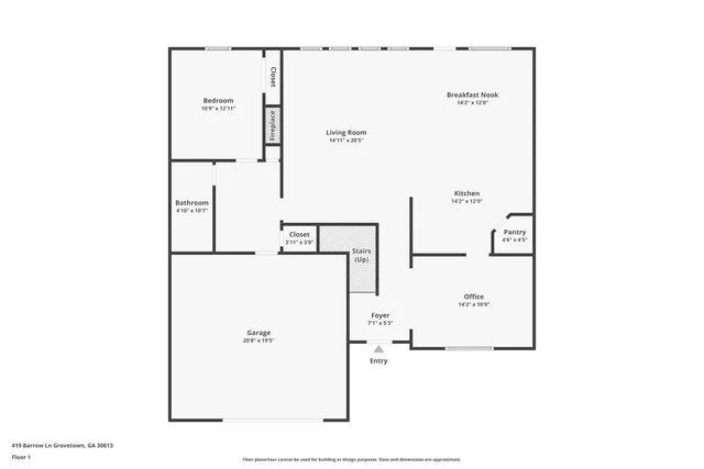 $445,000 | 419 Barrow Lane, Grovetown, GA 30813