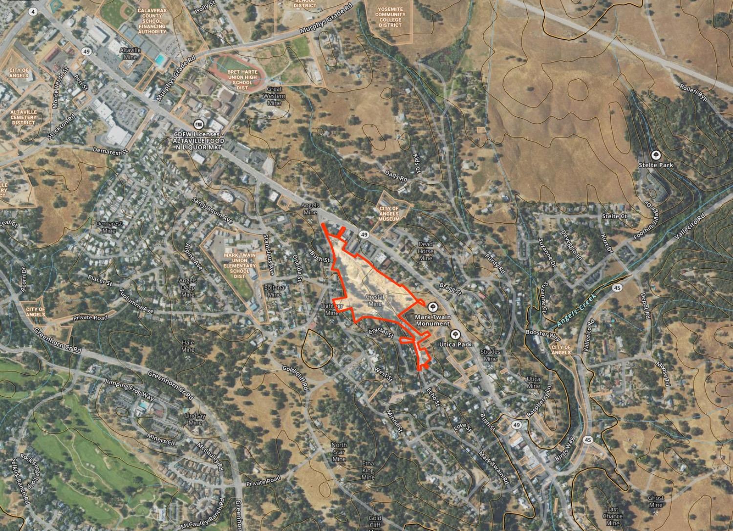 701 Mark Twain Road Angels Camp, CA 95222 - Photo 6 of 9 a view of a area with a tree