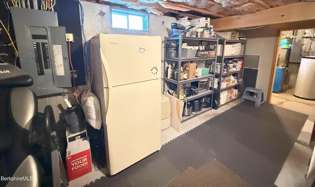 a view of storage and utility room