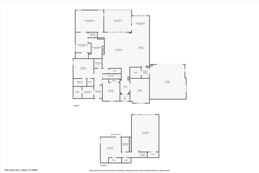 529 Prairie Run Aledo, TX 76008 - Photo 40 of 40 a picture of floor plan