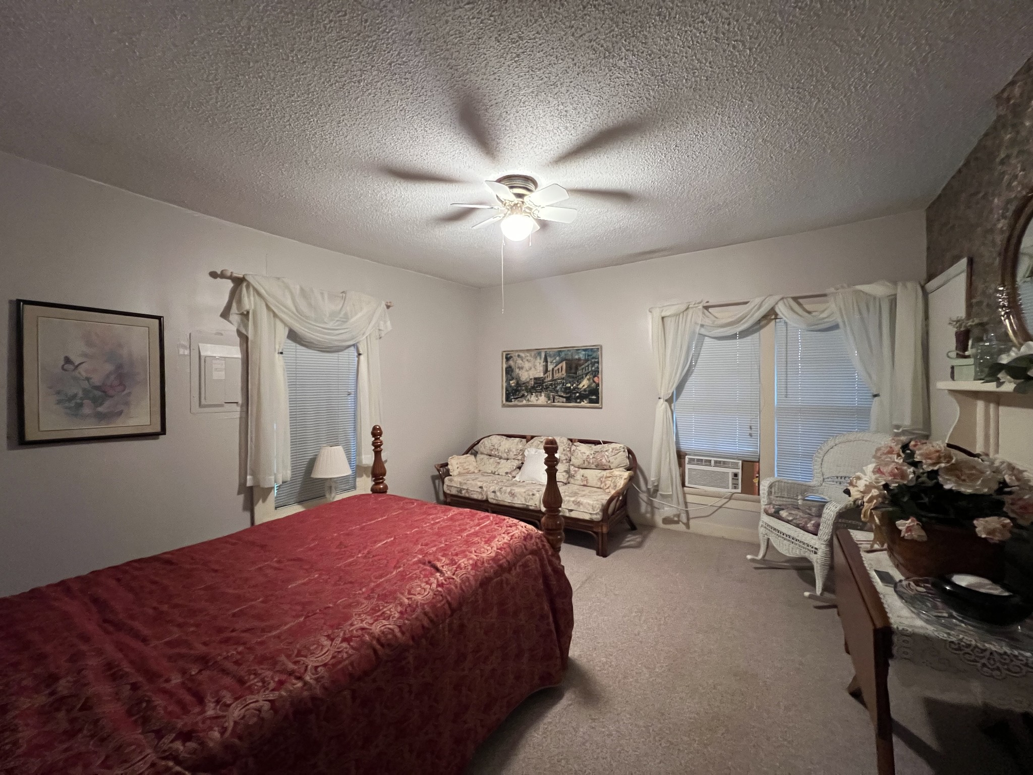 297 Appleton Road Five Points, TN 38457 - Photo 26 of 44 a bedroom with a bed and a chandelier