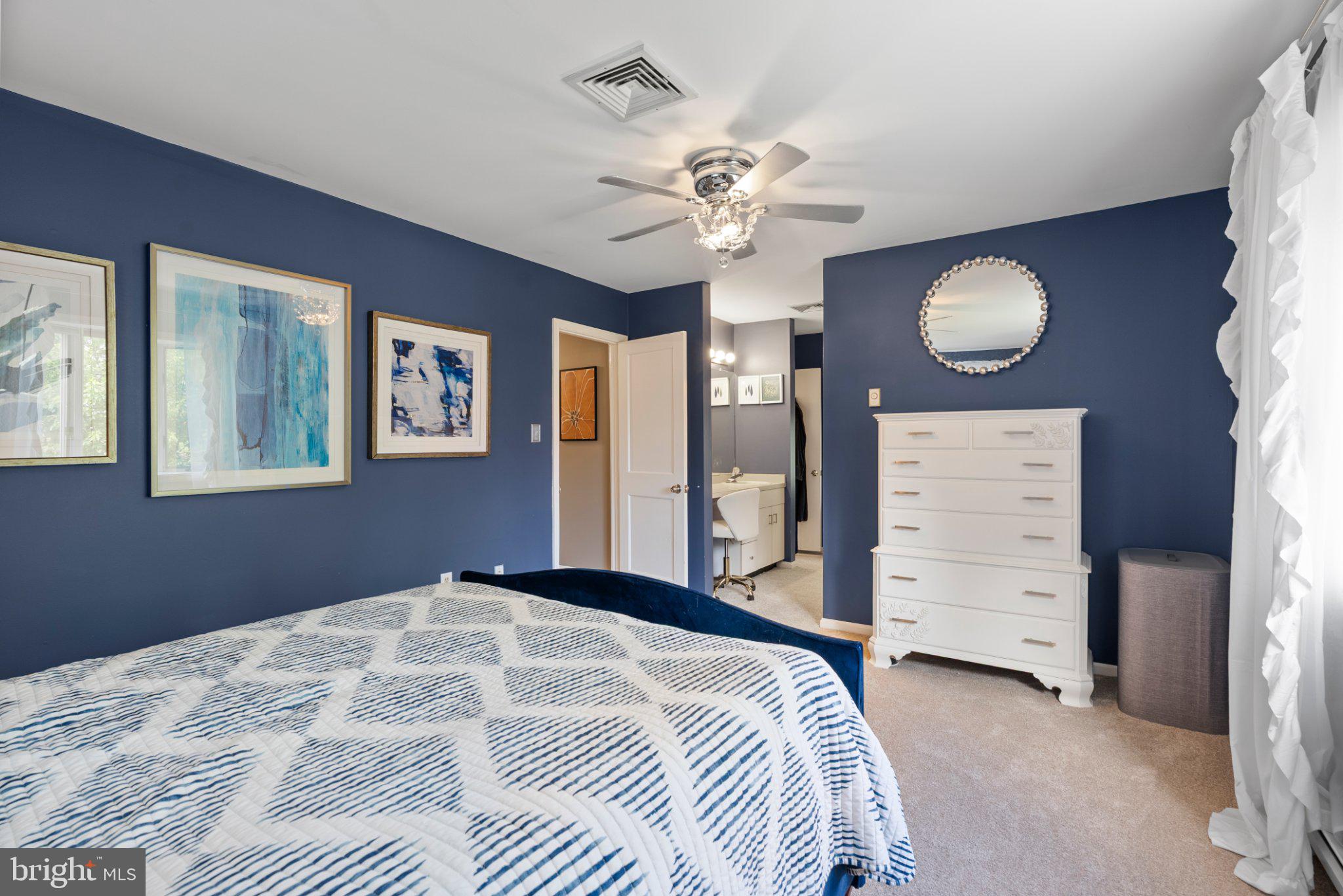 620 Murdock Road Baltimore, MD 21212 - Photo 21 of 41 Tranquil blue-hued bedroom retreat.
