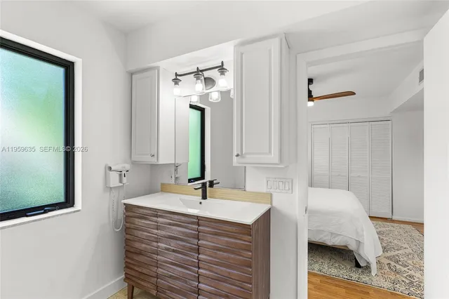 a bathroom with a sink and a tub