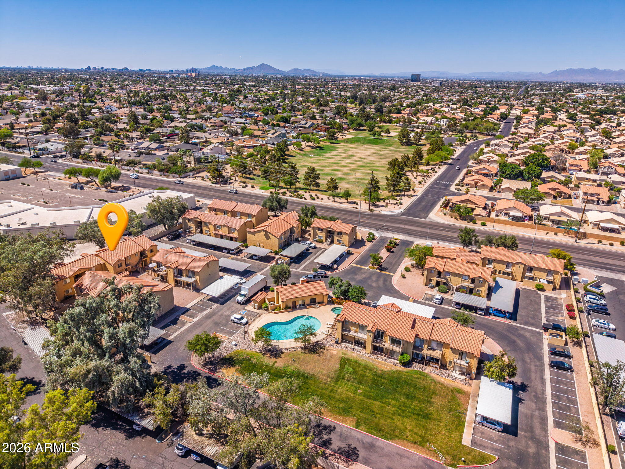 653 West Guadalupe Road, Unit 2015 Mesa, AZ 85210 - Photo 19 of 23 Drone View