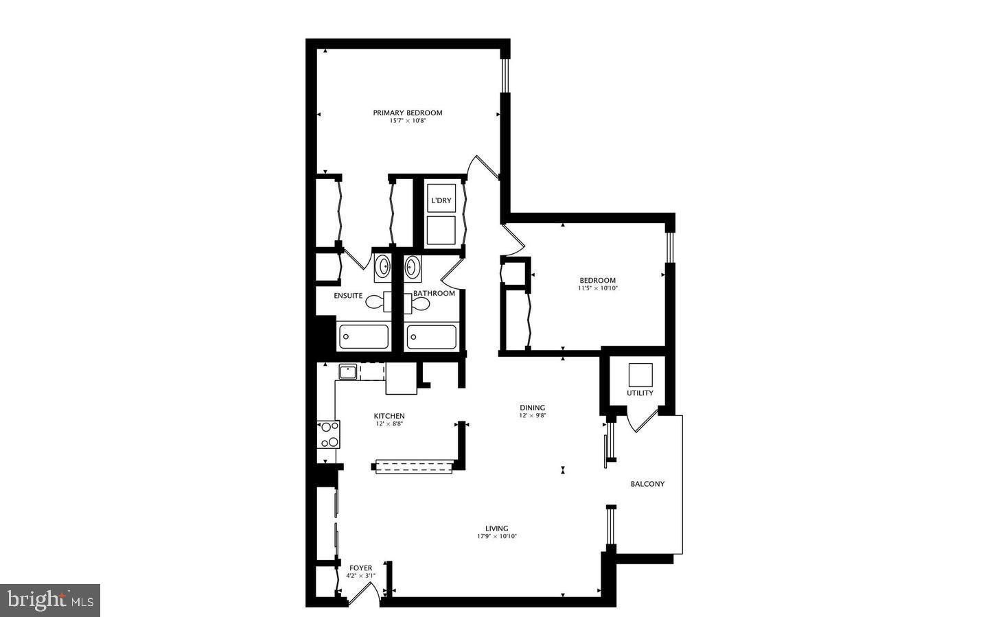 7904 Inverton Road, Unit 204 Annandale, VA 22003 - Photo 24 of 24 a picture of a bench in front of a wall