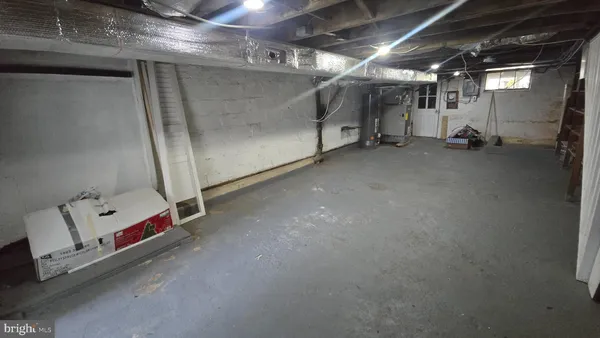 a view of storage and utility room