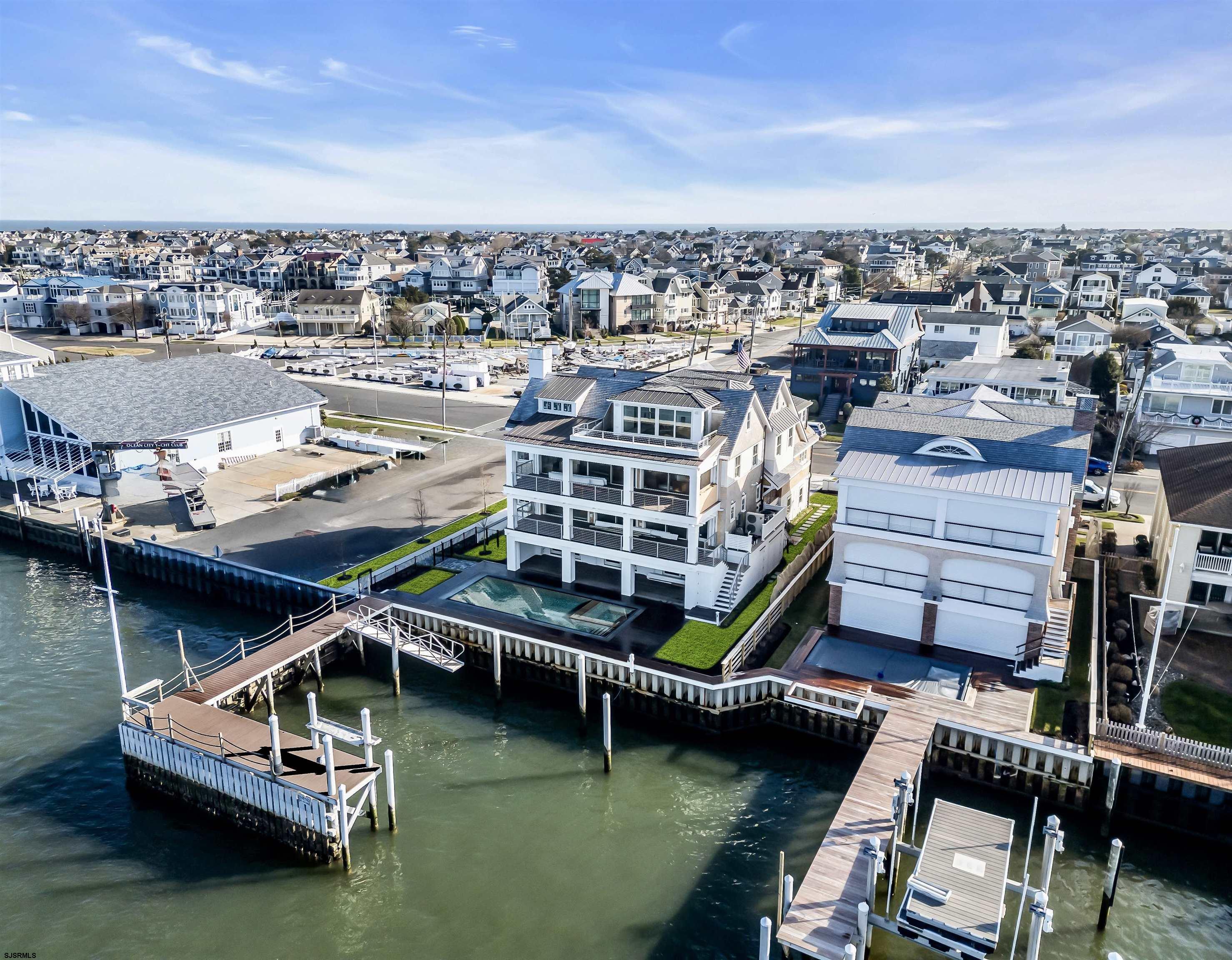 176-80 Bay Road Ocean City, NJ 08226 - Photo 45 of 58 a view of a lake with roof deck