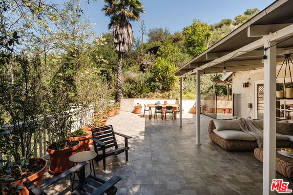 a patio with patio area and outdoor seating