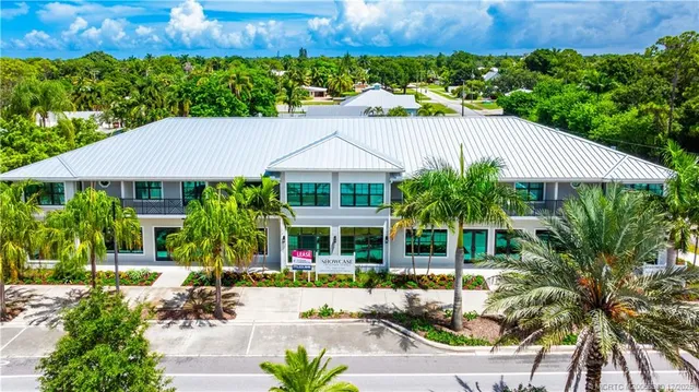 a house view with a garden space
