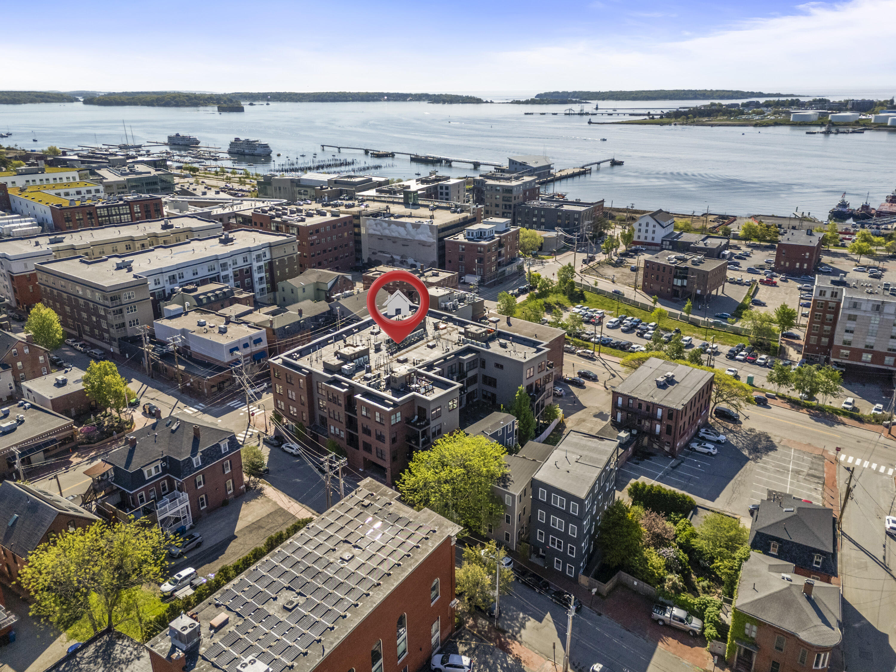 62 India Street, Unit 203 Portland, ME 04101 - Photo 60 of 67 Aerial View