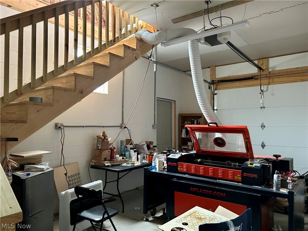 820 Commerce Street Wellsburg, WV 26070 - Photo 4 of 23 Garage with access to top level