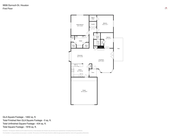 $1,930 | 9906 Dornoch Drive, Houston, TX 77070