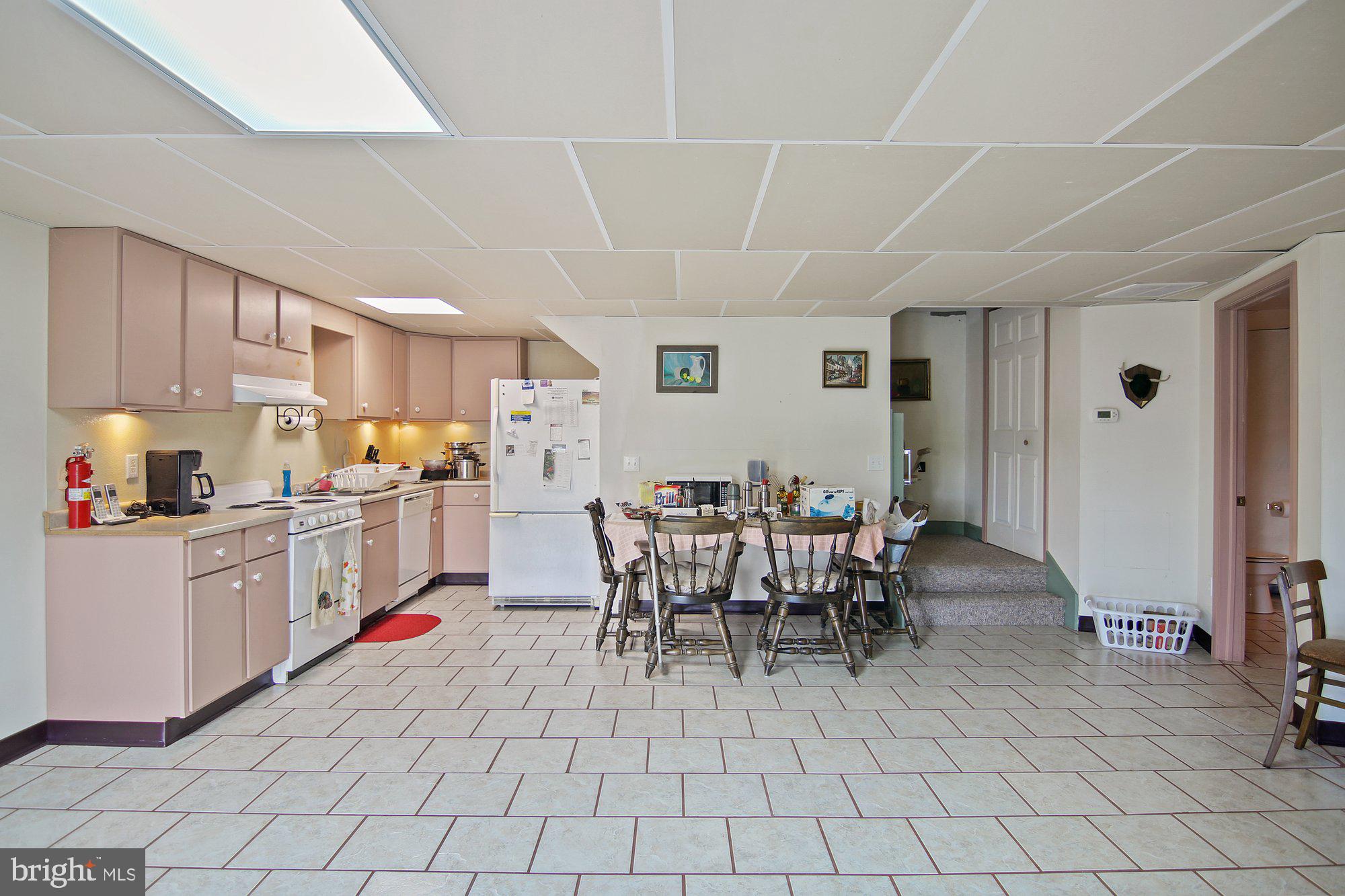 493 Hill Road Hegins, PA 17938 - Photo 21 of 46 Lower level kitchen and dining area.
