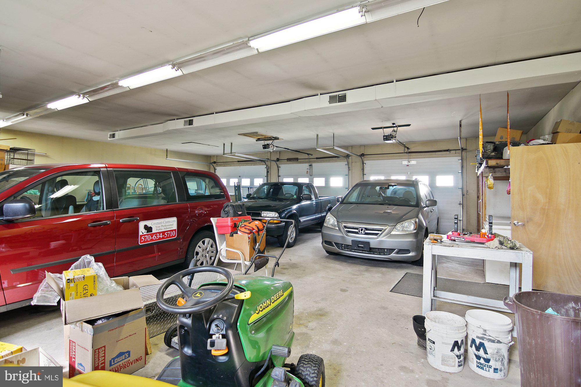 493 Hill Road Hegins, PA 17938 - Photo 34 of 46 Garage with parking and storage.