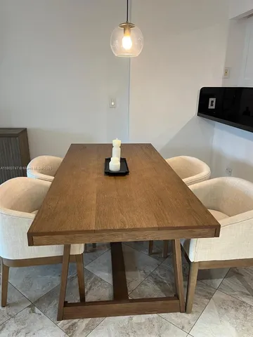 a view of table and chair