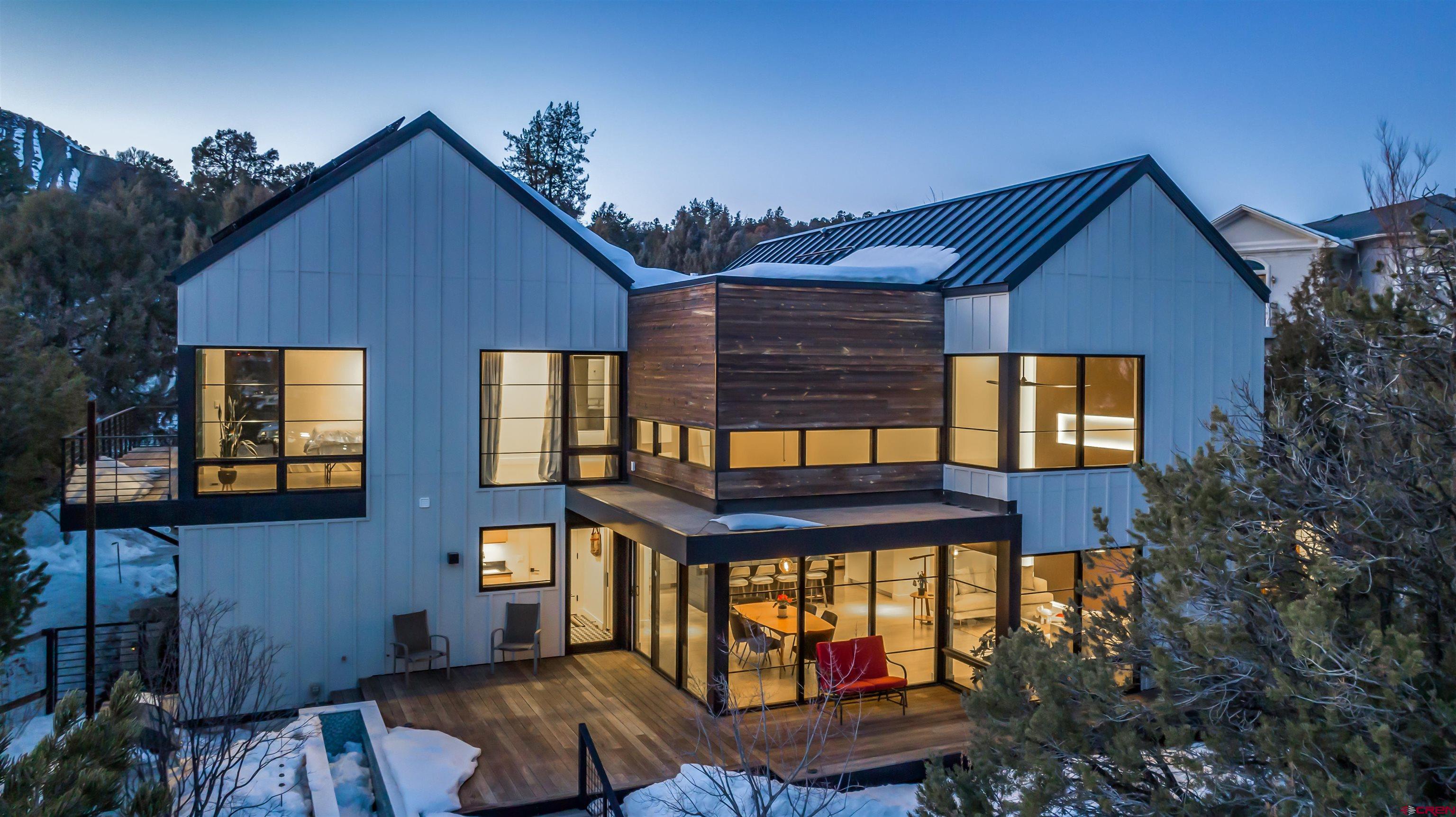 12 Falcon Way Durango, CO 81301 - Photo 32 of 35 a front view of house with a garden