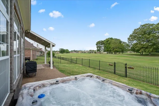 a view of a lake and outdoor space