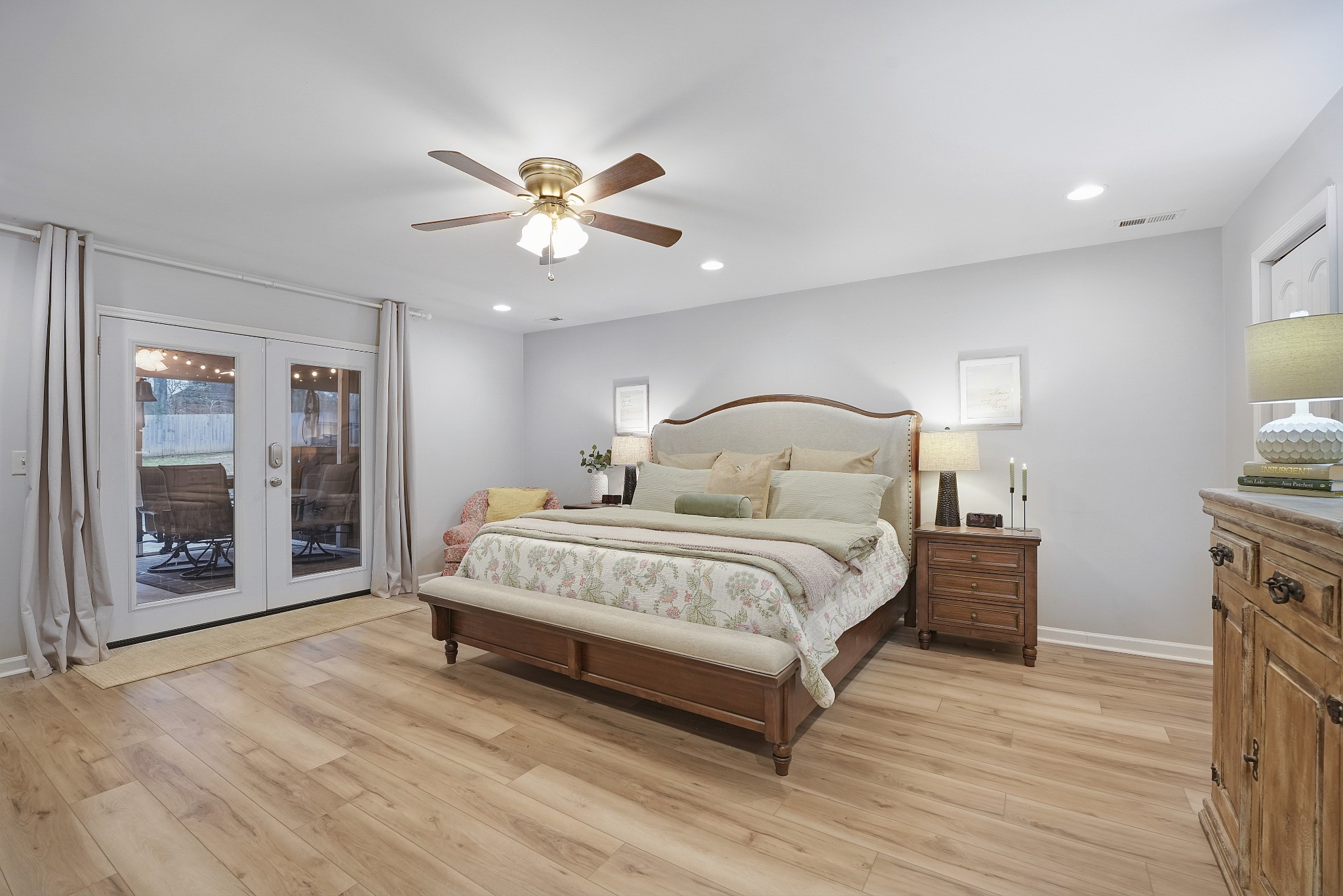 811 Hogans Branch Road Hendersonville, TN 37075 - Photo 12 of 34 a bedroom with a bed and a mirror on the dresser