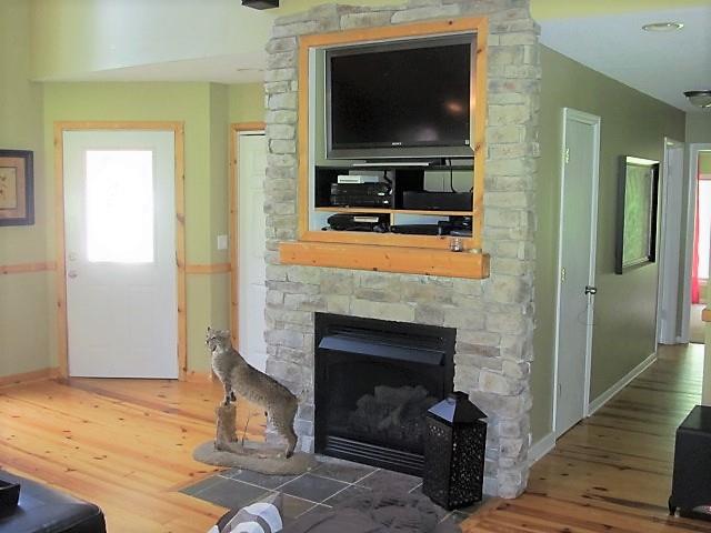 3248 Riley Creek Road Normandy, TN 37360 - Photo 8 of 24 a living room with a fireplace and a flat screen tv
