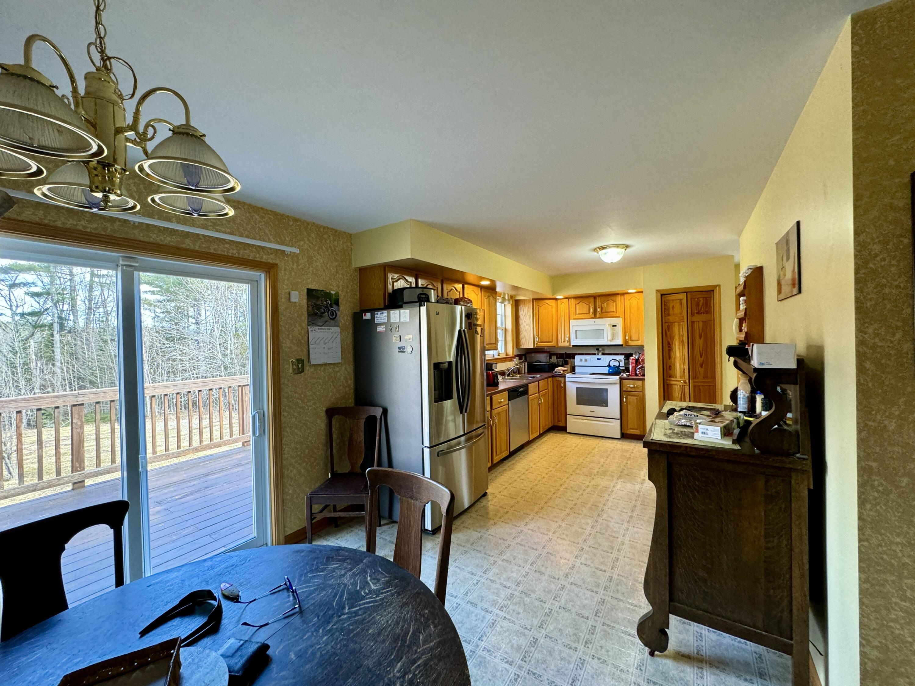 662 Dahlia Farm Road Newburgh, ME 04444 - Photo 8 of 38 View to Kitchen