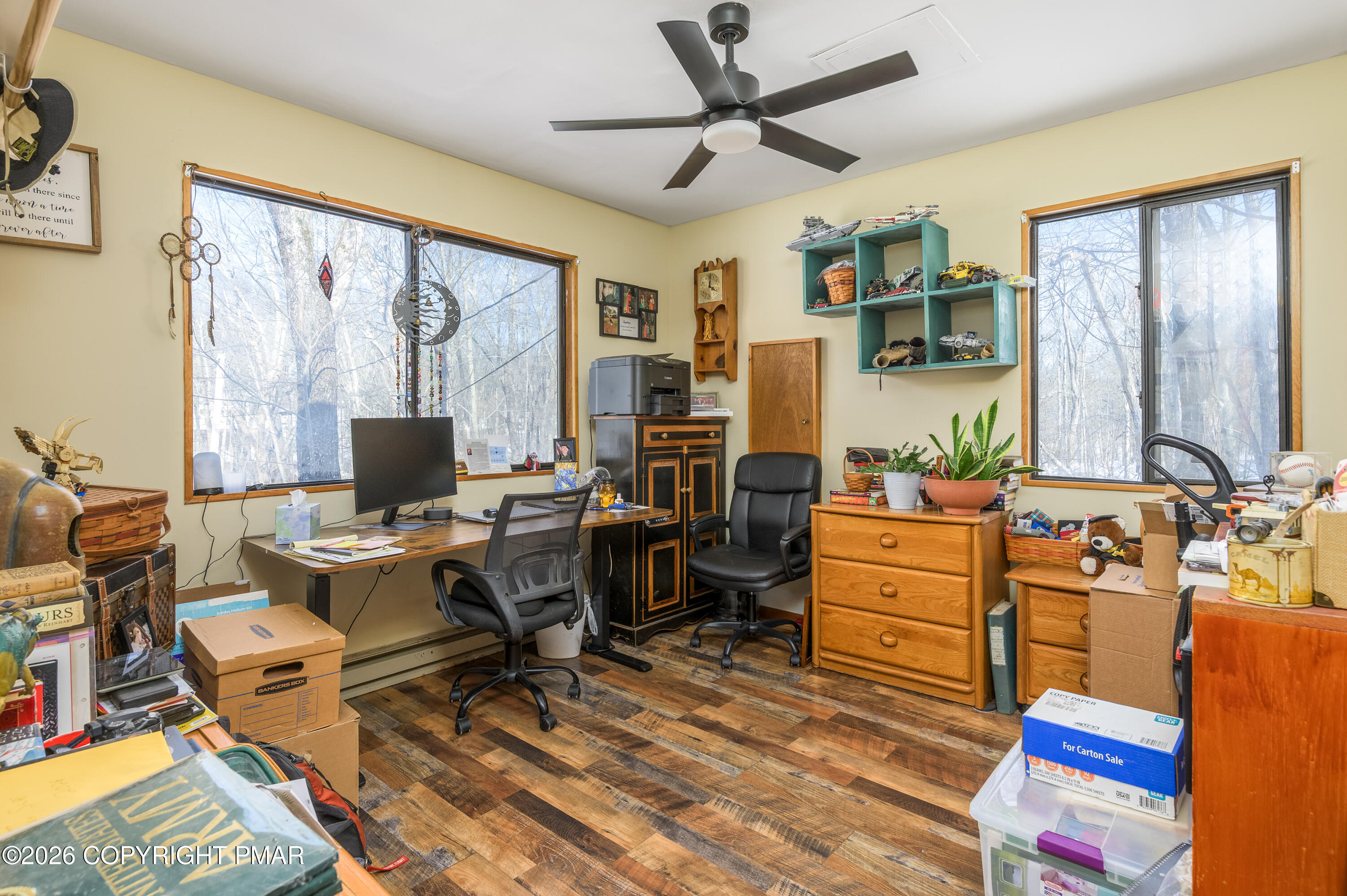 218 Blue Jay Court Bushkill, PA 18324 - Photo 11 of 19 a view of a workspace with furniture and a window