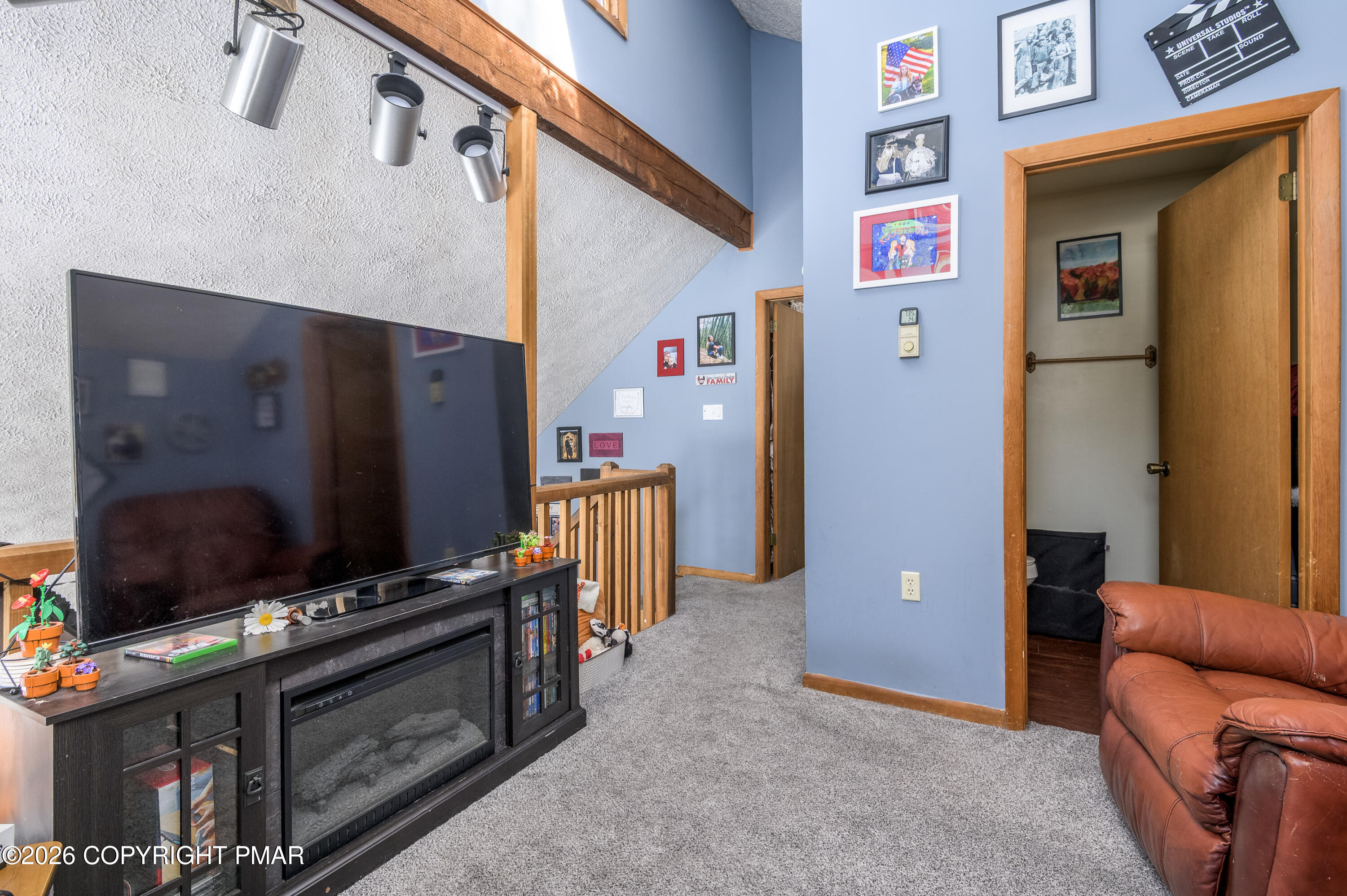 218 Blue Jay Court Bushkill, PA 18324 - Photo 15 of 19 a living room with furniture and a flat screen tv