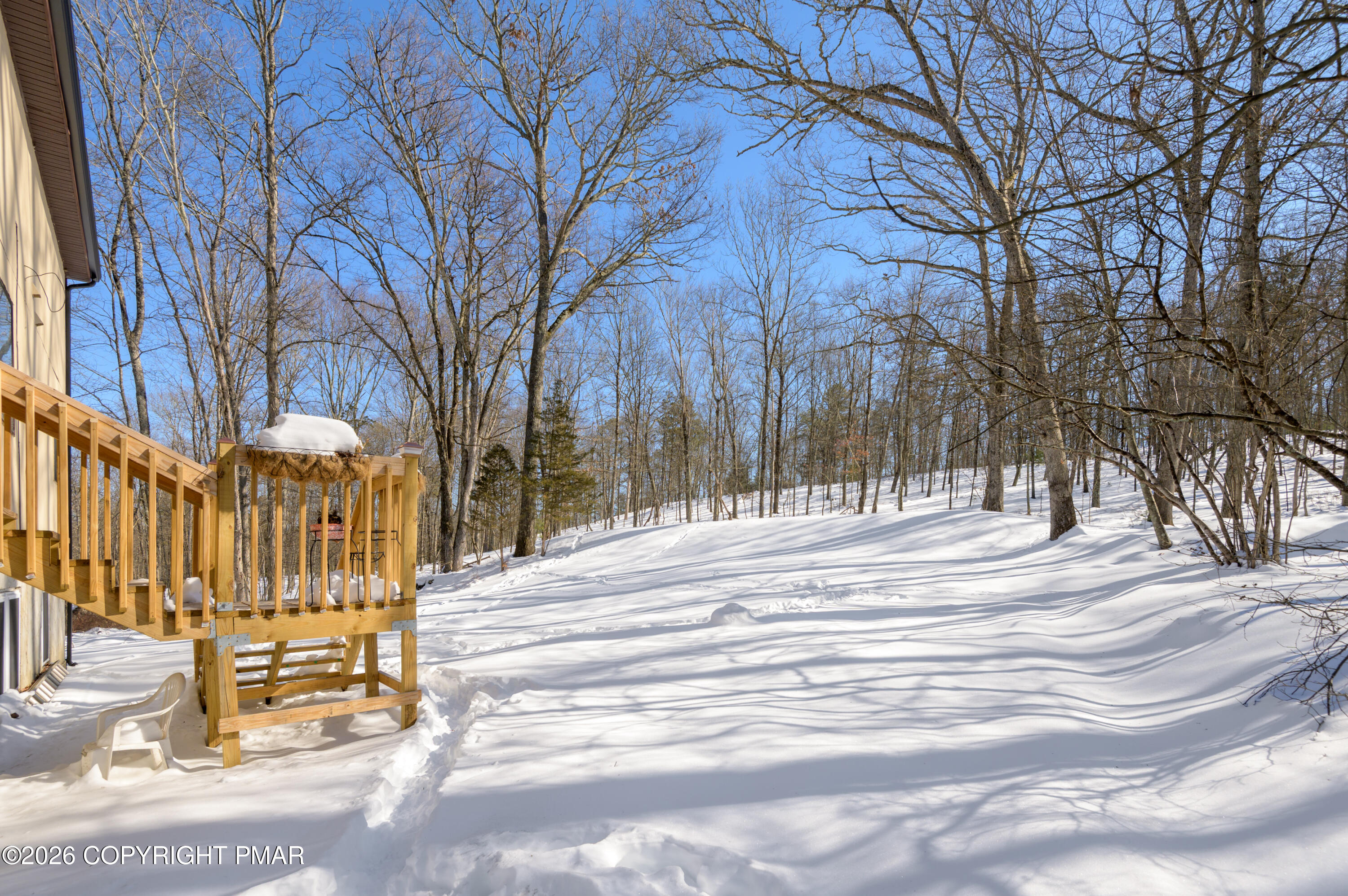218 Blue Jay Court Bushkill, PA 18324 - Photo 3 of 19 a view of city with snow on the roadside