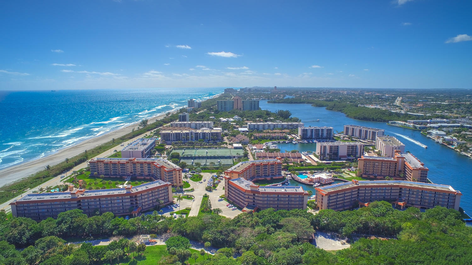 2871 North Ocean Boulevard, Unit C205 Boca Raton, FL 33431 - Photo 34 of 97 5_aerial_san_remo_from_north