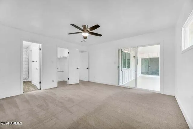 a view of empty room with window