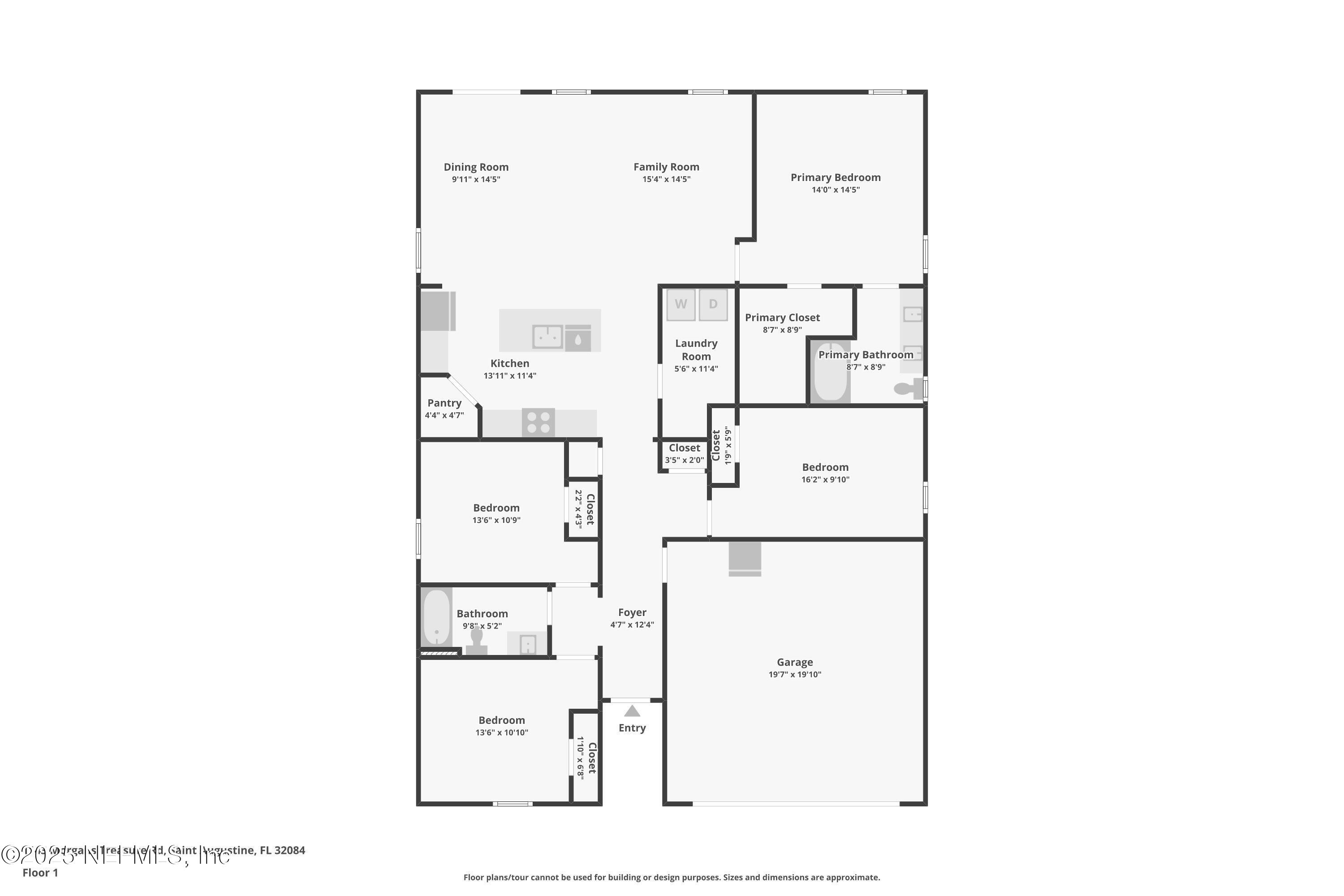 1143 Morgans Treasure Road St. Augustine, FL 32084 - Photo 38 of 39 1-floor-1