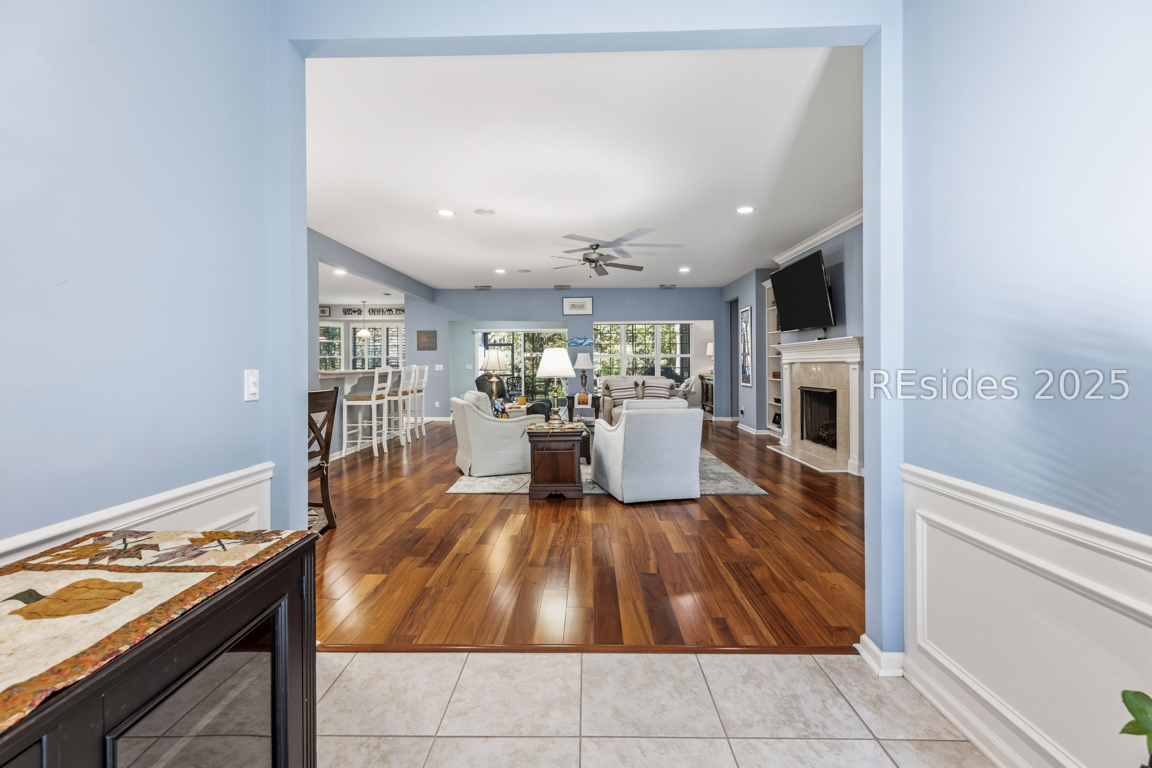 10 Fairforest Lane Bluffton, SC 29909 - Photo 8 of 46 View from foyer to living area