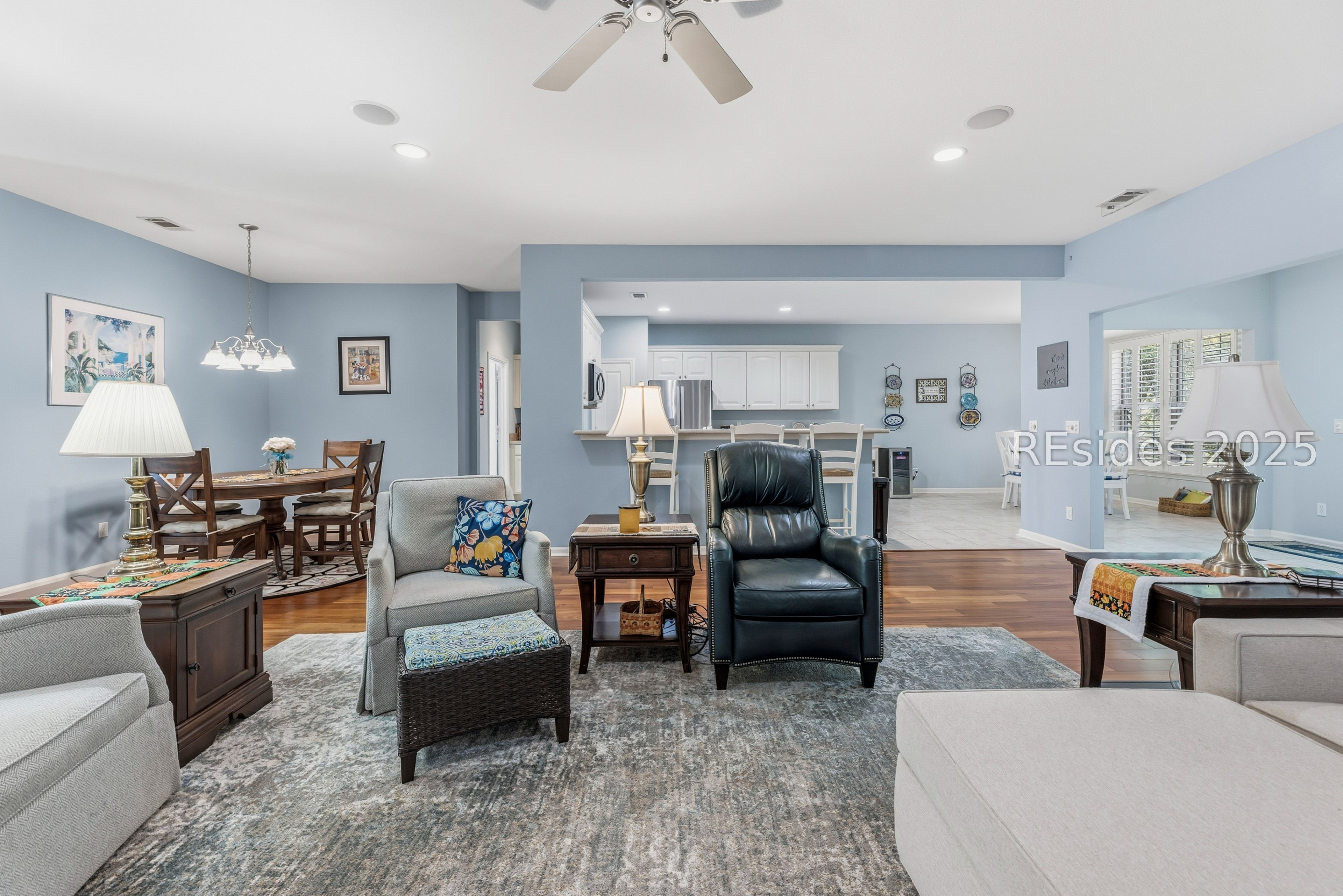10 Fairforest Lane Bluffton, SC 29909 - Photo 9 of 46 Open living area to the kitchen