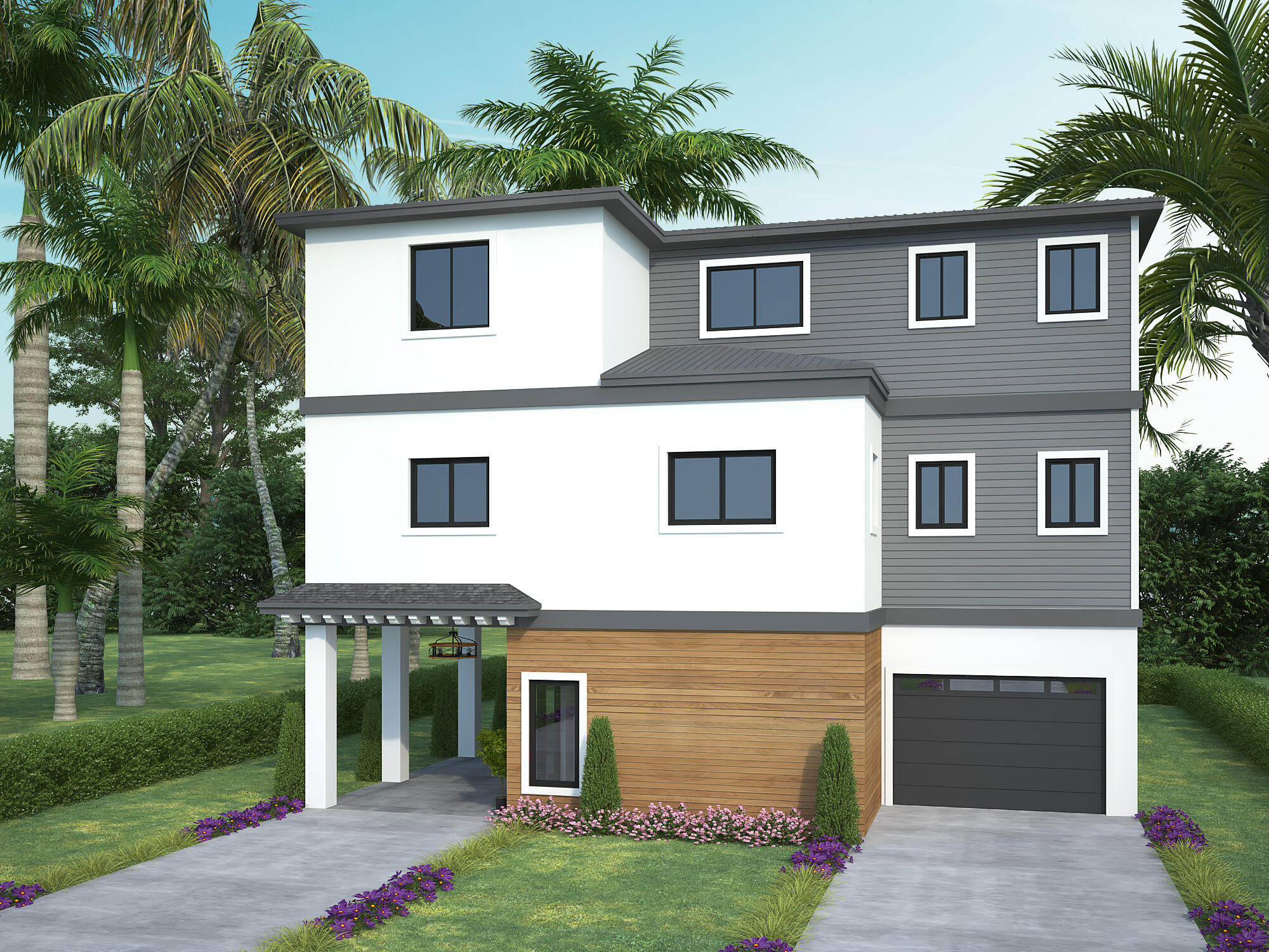 200 B 15th Circle Key Colony Beach, FL 33051 - Photo 2 of 72 a house that has a tree in front of the house